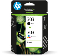 HP 303 2-pack Black/Tri-color Original Ink Cartridges