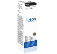 EPSON ink čer T6641 Black ink container 70ml pro L100/L200/L550/L1300/L355/365