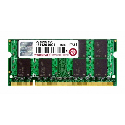 SODIMM DDR2 2GB 800MHz TRANSCEND 2Rx8 CL6
