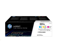 HP 201X 3-pack High Yield Cyan/Magenta/Yellow Original LaserJet Toner Cartridges (CF253XM) (2,300 / 2,300 / 2,300 pages)