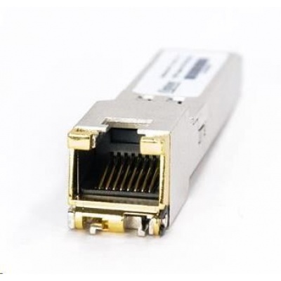 SFP+ transceiver 10Gbps, 10GBASE-T, do 30m, RJ-45, 0 až 70°C, Cisco komp. dosah do 30m (CAT 6A či 7) modul má 10GBASE-SR