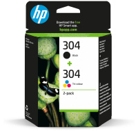 HP 304 Ink Cartridge Combo 2-Pack (120 / 100 pages)