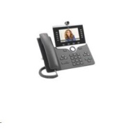 BAZAR - Cisco CP-8865-3PCC-K9=, VoIP telefon, 10line, 2xGbE, 5" displej, Wi-Fi, kamera, BT, 2xUSB, PoE - rozbaleno