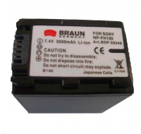 Braun akumulátor SONY NP-FH90, FH100, 3000mAh