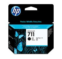 HP 711 Black DJ Ink Cart, 80 ml, CZ133A