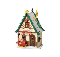 RoboTime Miniatura domečku Svítící vánoční dům