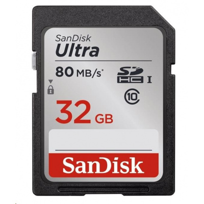 SanDisk SDHC karta 32GB Ultra (90 MB/s Class 10 UHS-I)