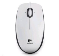 Logitech Mouse B100, white