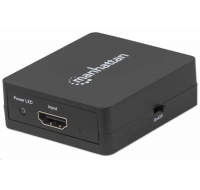 Manhattan HDMI rozdělovač, 1080p 2-Port HDMI Splitter, USB Powered, černá