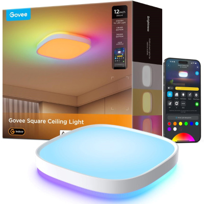 Govee RGBICWW Smart kulate´ stropni´ sveˇtlo 2400lm 30cm Matter