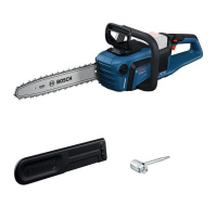 Bosch GKE 18V-40 řetězová pila, rychlost řetězu 12.40 m/s, BITURBO, kryt řetězu, 40cm lišta