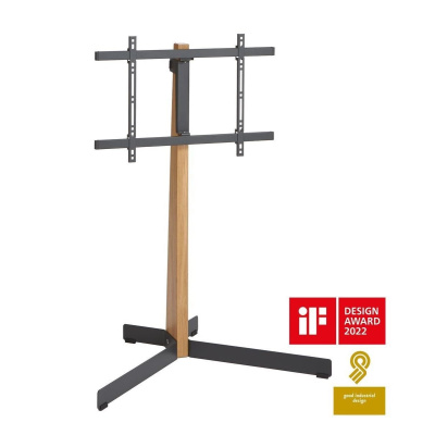 Vogel's TV 40-77'', natáčení ±45°, VESA 600x400 mm, výška středu VESA 780-980 mm, 50 kg, dub + černá ocel