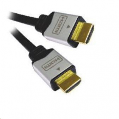 PREMIUMCORD Kabel HDMI A - HDMI A M/M 3m zlacené a kovové HQ konektory