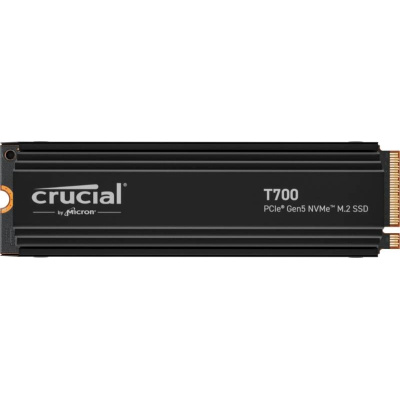 CRUCIAL SSD 4TB T700, M.2 2280, PCIe Gen5x4, R:12400/W:11800MB/s, Heatsink