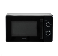 Orava Miwa-1B mikrovlnná trouba 700 W, 20 l, otočný talíř s průměrem 25,5 cm, černá