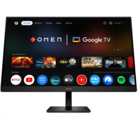 LCD HP OMEN 32x; 80 cm, 31,5", 4k IPS; 144Hz; 400 nits;Google TV,  HDMI 2.0,DP 1.4;USB-C 65W PD,USB-A
