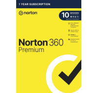 NORTON 360 PREMIUM 75GB +VPN 1 uživatel pro 10 zařízení na 1 rok ESD