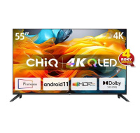 CHiQ U55QG7L TV 55", Ultra HD (4K), QLED, Smart, Android 11, HDR10, 3x HDMI, 2x USB