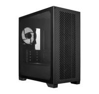 BAZAR - Cooler Master case Elite 301 Lite, mATX, Průhledná bočnice, 1x 120mm Fan, Černá - Poškozený obal (Komplet)