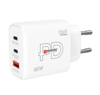 SKROSS USB A+C nabíjecí adaptér Power charger 65W GaN EU, Power Delivery, typ C