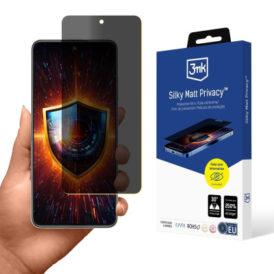 3mk ochranná folie Silky Matt Privacy pro Redmi Note 14 5G Global