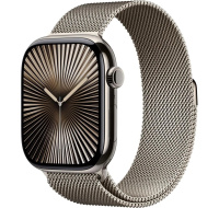 Apple Watch Series 10 GPS + Cellular 42mm Natural Titanium Case with Natural Milanese Loop