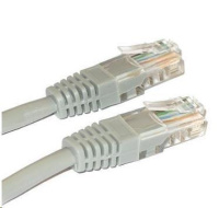 XtendLan patch kabel Cat6, UTP - 0,25m, šedý (prodej po 10 ks)