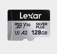 Lexar microSDXC Professional SILVER Plus UHS-I/U3/A2/4K R205/W150 (V30) 128GB