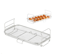 BAZAR - Cosori Pečicí mřížka pro fritézu Twin Fry - Poškozený obal (Komplet)