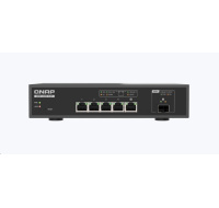 QNAP switch QSW-L3205-1C4T (4x10GbE,1x10GbE/SFP+combo,fanless)