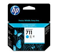 HP 711 Cyan DJ Ink Cart, 29 ml, CZ130A