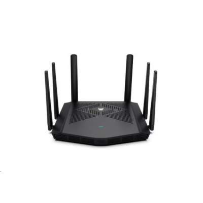 Acer Router Predator Connect W6x - Wifi 6 router, black, 802.11 a/b/g/n/ac/ax 2.4 GHz / 5 GHz, 4x4 MU MIMO