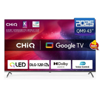 BAZAR - CHiQ U43QM9G TV 43", UHD QLED  Google TV - Poškozený obal (Komplet)