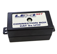 LEXI-Net Spojovací box MINI UTP Cat5E narážecí, černá