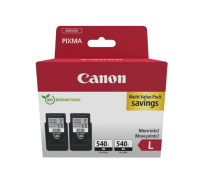 Canon CARTRIDGE PG-540L TWIN černá pro Pixma MG 2150,2250,3150,3250,3550,4150,4250, MX 455,475,515(2x300 str.)