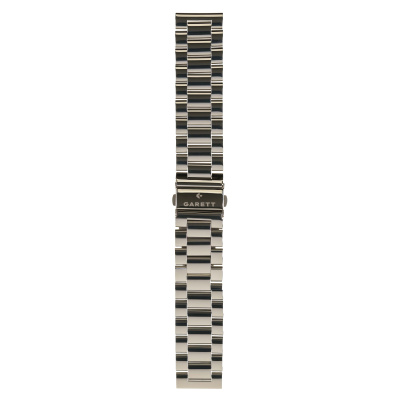 Garett univerzální řemínek 22 mm, stříbrný kovový, typ Solid
