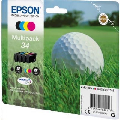 EPSON ink Multipack 4-colours "Golf" 34 DURABrite Ultra Ink