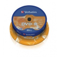 VERBATIM DVD-R(25-Pack)Spindle/General Retail/16x/4.7GB