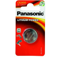 PANASONIC Lithiová baterie (knoflíková) CR-2450EL/1B  3V (Blistr 1ks)