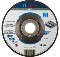 Bosch hrubovací kotouč PRO Metal, 125 × 6 × 22,23 mm, oSa