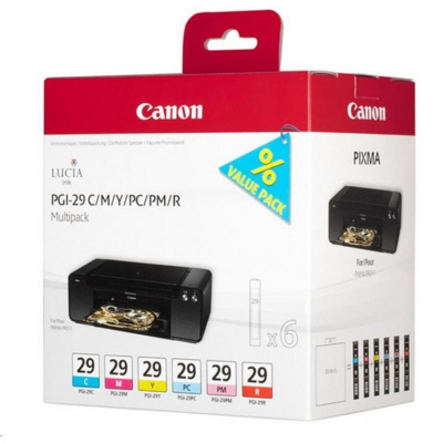 Canon CARTRIDGE PGI-29 CMY/PC/PM/R MULTI-PACK pro PIXMA PRO 1 (400 str.)
