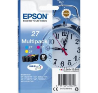 EPSON ink Multipack 3-colour "Budík" 27 DURABrite Ultra Ink