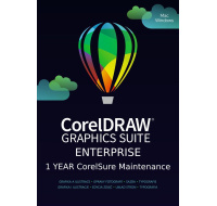 CorelDRAW Graphics Suite Perpetual Education 1Y CorelSure Maintenance (251+) (Windows/MAC)