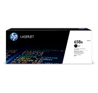 HP 658A Black LaserJet Toner Cartridge (7,000 pages)