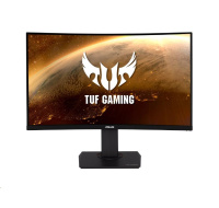 ASUS LCD 31.5" VG32VQR 2560x1440 GAMING CURVED 165Hz 400cd DP HDMI PIVOT DisplayPort cable + HDMI cable