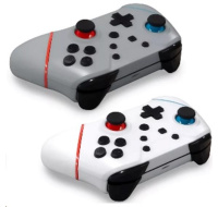 Armor3 NuChamp Wireless Controller Pack for Nintendo Switch (2in1) (White, Silver)