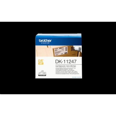 BAZAR - BROTHER DK-11247 (papírové / barcode 103x164mm - 180 ks) - štítek pro dopravní služby - Poškozený obal (Komplet)