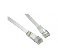 Solarix Patch kabel plochý CAT6 UTP LSOH 7m šedý non-snag-proof C6-111GY-7MB