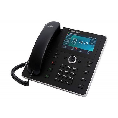 AudioCodes IP telefon 450HD, grafický displej, 10/100/1000 Mbps, PoE, černá