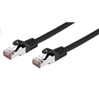 C-TECH kabel patchcord Cat6, FTP, černý, 2m